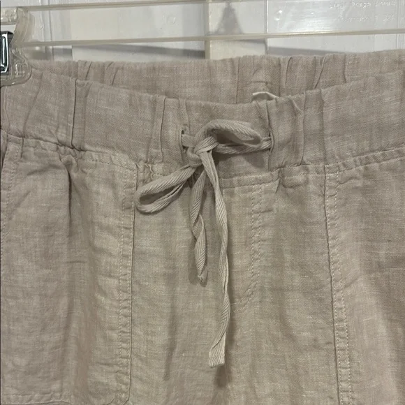 Caslon linen, elastic waist, Jogger Pants size XS - Picture 2 of 8